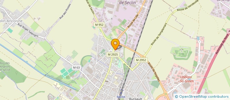 localisation de l'entreprise SCI BOSTON HESTON  SECLIN