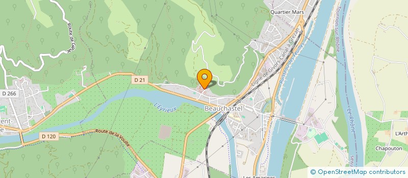 localisation de l'entreprise SCI BOSVIEL  BEAUCHASTEL