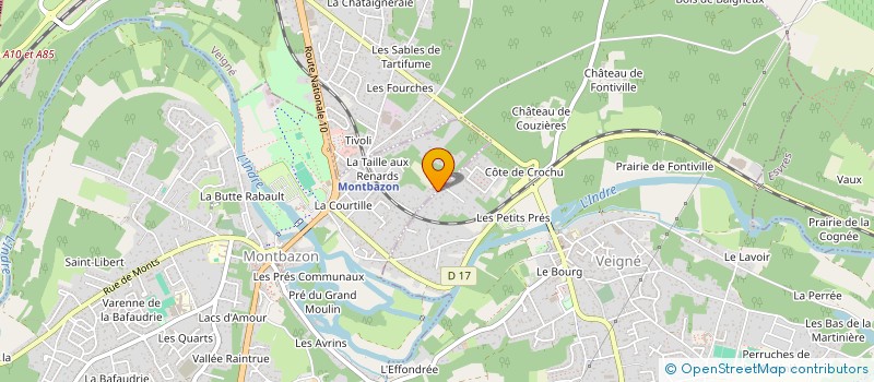 localisation de l'entreprise SCI BOSYL  MONTBAZON