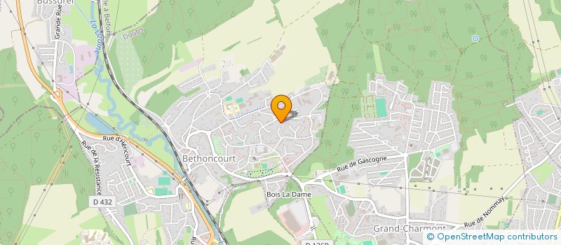 localisation de l'entreprise SCI BOTAN  BETHONCOURT