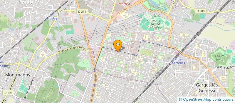 localisation de l'entreprise SCI BOTBOL  SARCELLES