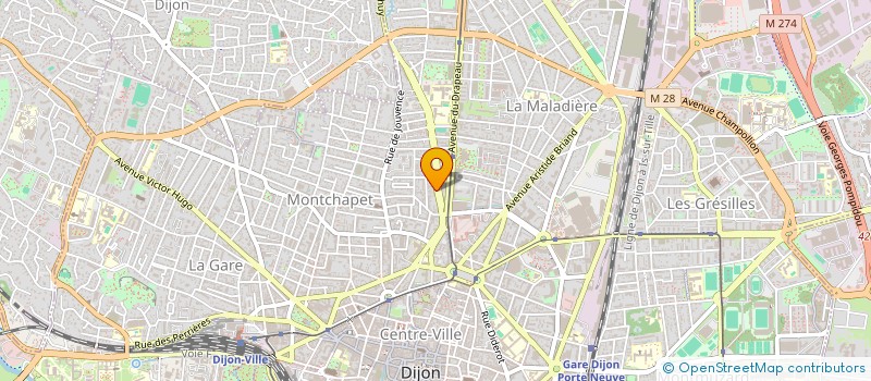 localisation de l'entreprise SCI BOTBOL à DIJON