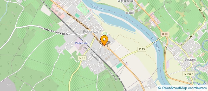 localisation de l'entreprise SCI BOTELHO  PODENSAC