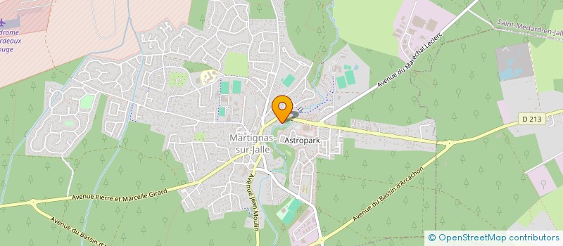 localisation de l'entreprise SCI BOTELHO  MARTIGNAS-SUR-JALLE