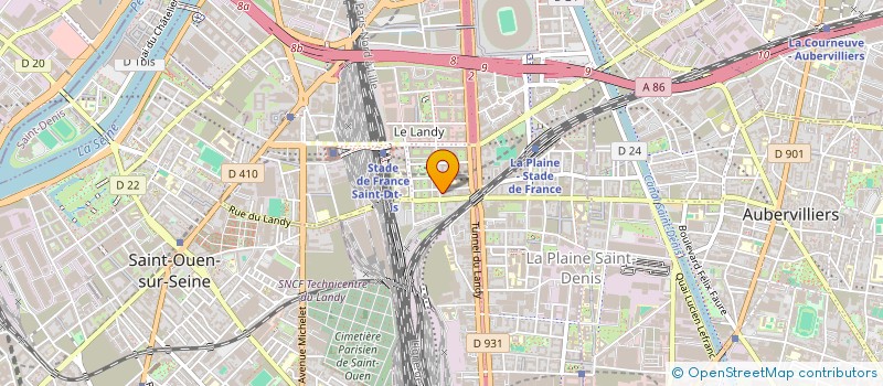 localisation de l'entreprise SCI BOTELI  SAINT-DENIS