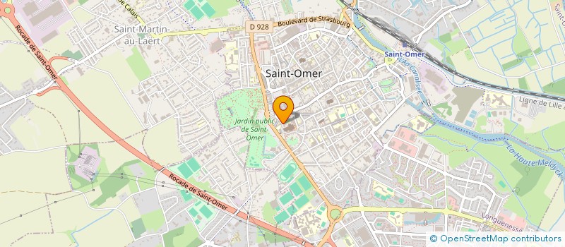 localisation de l'entreprise SCI BOTH  SAINT-OMER