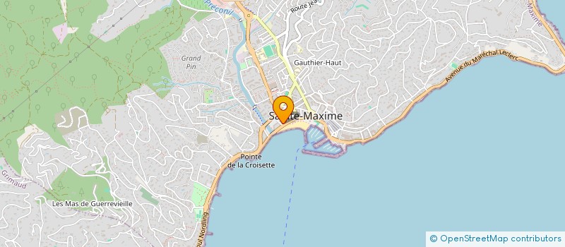 localisation de l'entreprise SCI BOTREL à SAINTE-MAXIME