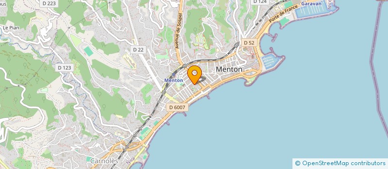 localisation de l'entreprise SCI BOTTA INVEST à MENTON