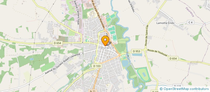 localisation de l'entreprise SCI BOTTACIN  FLEURANCE