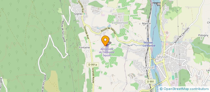 localisation de l'entreprise SCI BOTTERI  CORBONOD