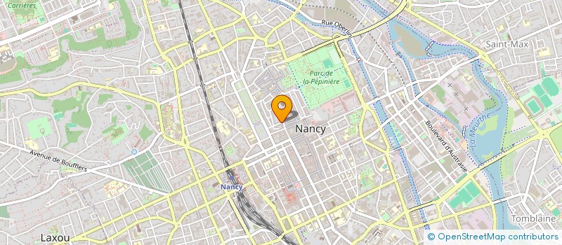 localisation de l'entreprise SCI BOTY  NANCY