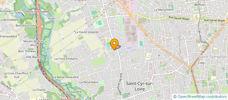 localisation de l'entreprise SCI BOU à SAINT-CYR-SUR-LOIRE