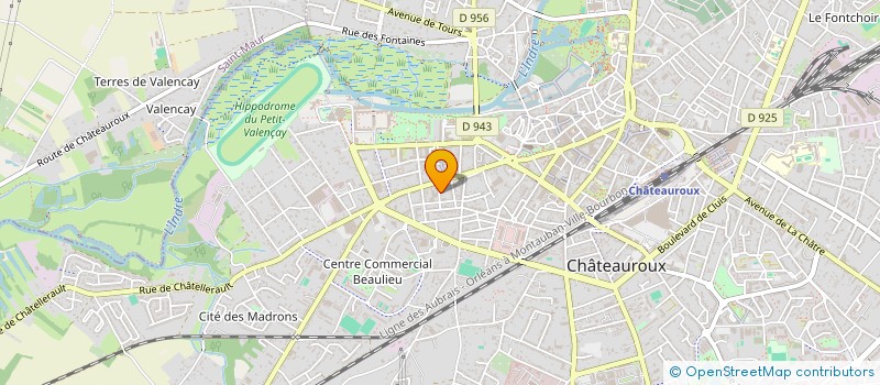 localisation de l'entreprise SCI BOU à CHATEAUROUX