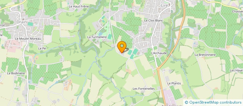 localisation de l'entreprise SCI BOU MAR  OREE-D'ANJOU