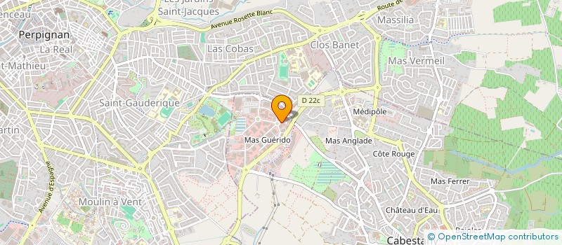 localisation de l'entreprise SCI BOU TAHAR  CABESTANY