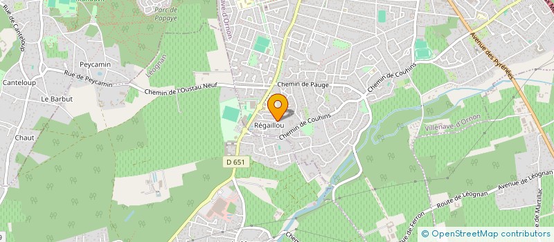 localisation de l'entreprise SCI BOUADJEMINE D&V à VILLENAVE-D'ORNON