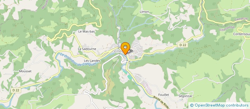 localisation de l'entreprise SCI BOUAT  VILLECOMTAL