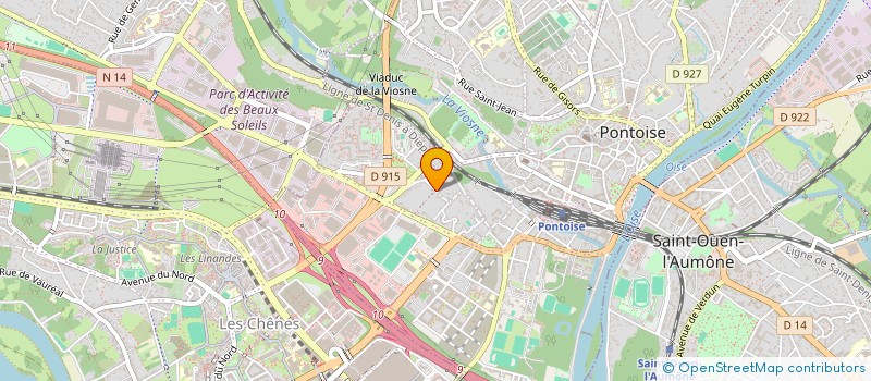 localisation de l'entreprise SCI BOUAZIZ  PONTOISE