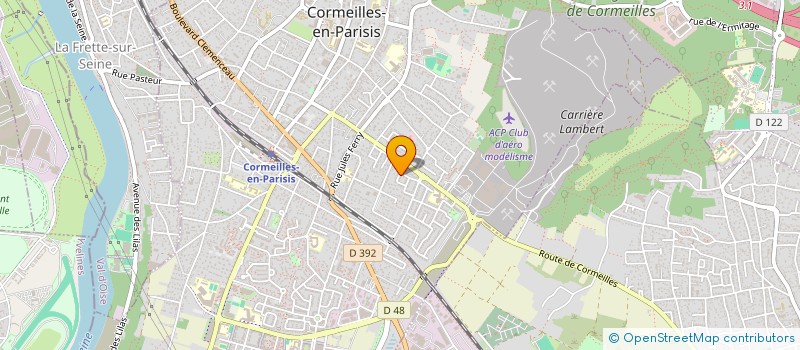 localisation de l'entreprise SCI BOUAZZA FLG  CORMEILLES-EN-PARISIS