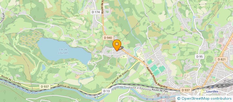 localisation de l'entreprise SCI BOUBA  LOURDES