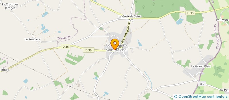 localisation de l'entreprise SCI BOUBA CHARONNE à LOURDOUEIX-SAINT-MICHEL
