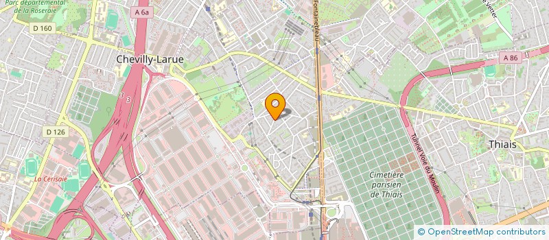 localisation de l'entreprise SCI BOUBAKER  CHEVILLY-LARUE