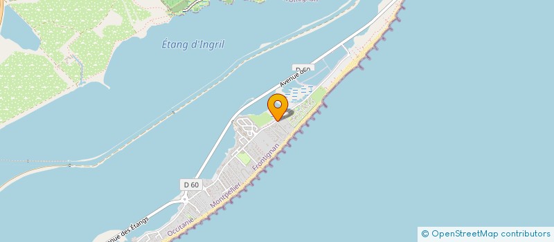 localisation de l'entreprise SCI BOUBARTH à FRONTIGNAN