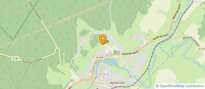 localisation de l'entreprise SCI BOUBIN PAGE ET FILS  PREMERY