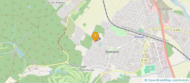 localisation de l'entreprise SCI BOUBOU  DOMONT