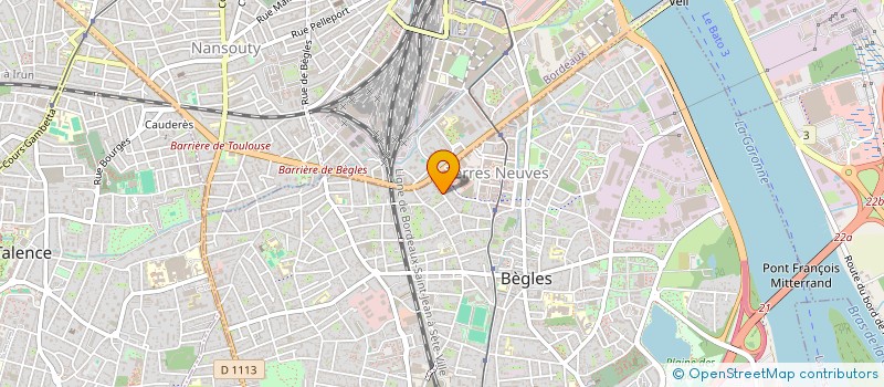 localisation de l'entreprise SCI BOUBOU à BEGLES