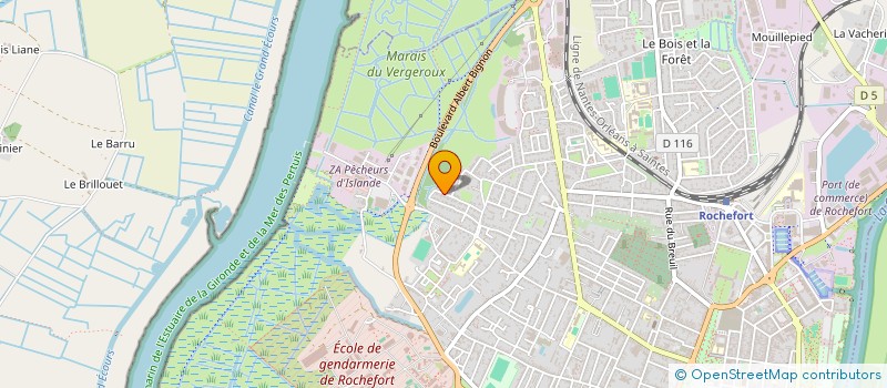 localisation de l'entreprise SCI BOUBOUNE  ROCHEFORT