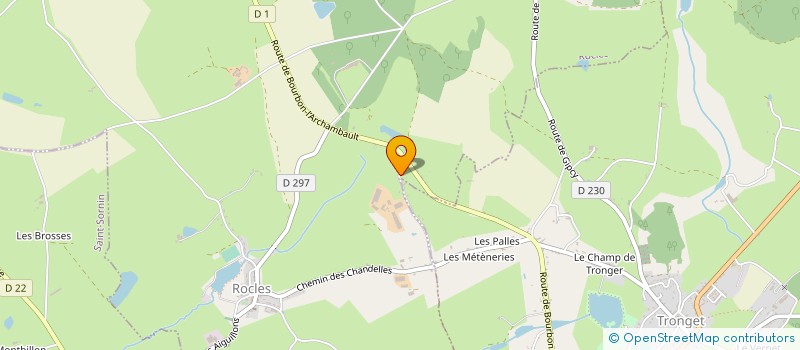 localisation de l'entreprise SCI BOUBOUS à ROCLES