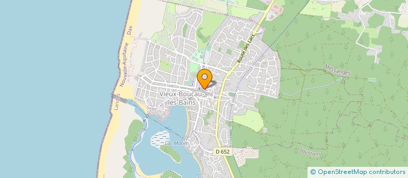 localisation de l'entreprise SCI BOUCALE  VIEUX-BOUCAU-LES-BAINS