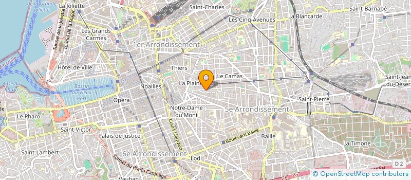 localisation de l'entreprise SCI BOUCAN AU 54 à MARSEILLE