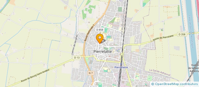 localisation de l'entreprise SCI BOUCANET  PIERRELATTE