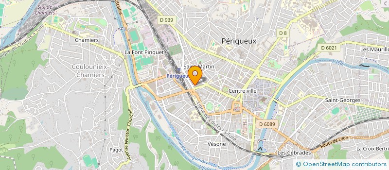 localisation de l'entreprise SCI BOUCARIMMO à PERIGUEUX