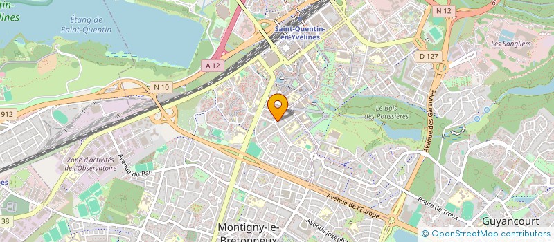 localisation de l'entreprise SCI BOUCH'  MONTIGNY-LE-BRETONNEUX