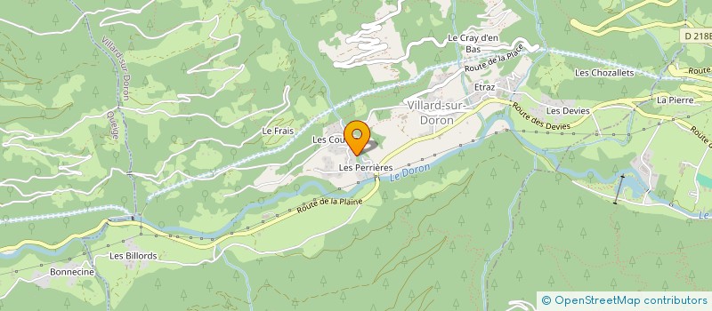 localisation de l'entreprise SCI BOUCHACOURT  VILLARD-SUR-DORON