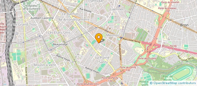 localisation de l'entreprise SCI BOUCHAKOUR-ZIDOURI  LYON