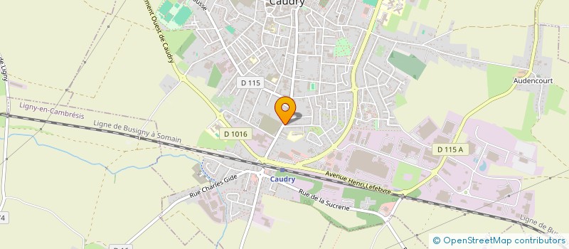 localisation de l'entreprise SCI BOUCHARA  CAUDRY