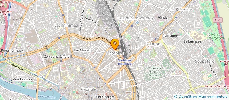 localisation de l'entreprise SCI BOUCHARD  TOULOUSE