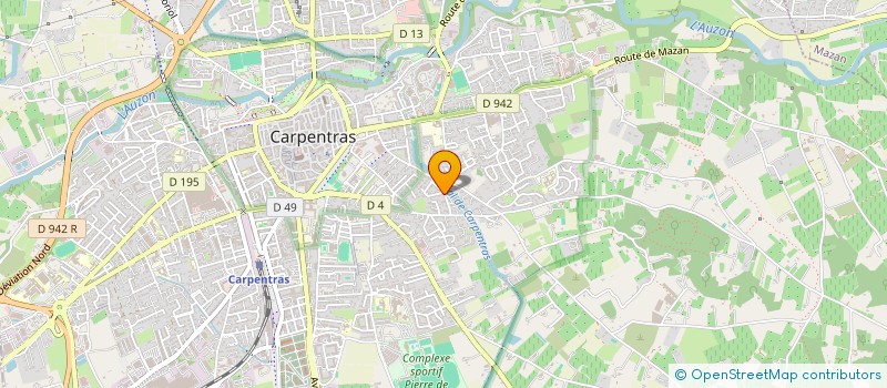 localisation de l'entreprise SCI BOUCHAT  CARPENTRAS