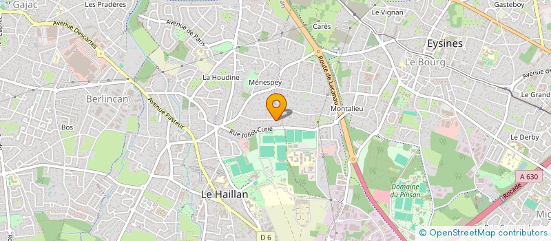 localisation de l'entreprise SCI BOUCHER  LE HAILLAN