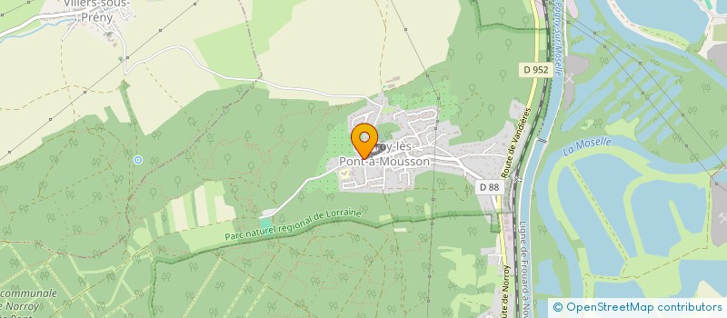 localisation de l'entreprise SCI BOUCHER  NORROY-LES-PONT-A-MOUSSON