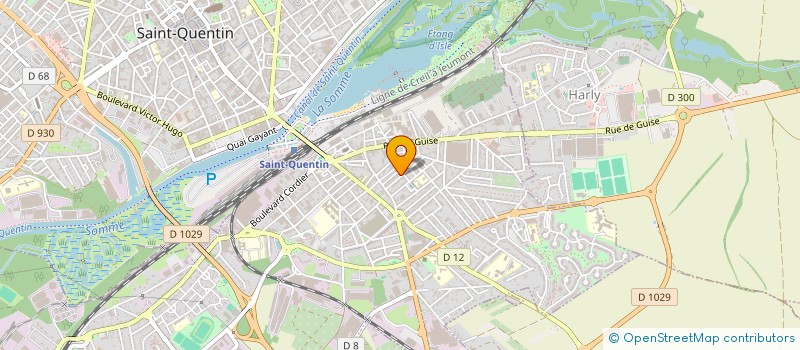 localisation de l'entreprise SCI BOUCHER DE PERTHES à SAINT-QUENTIN
