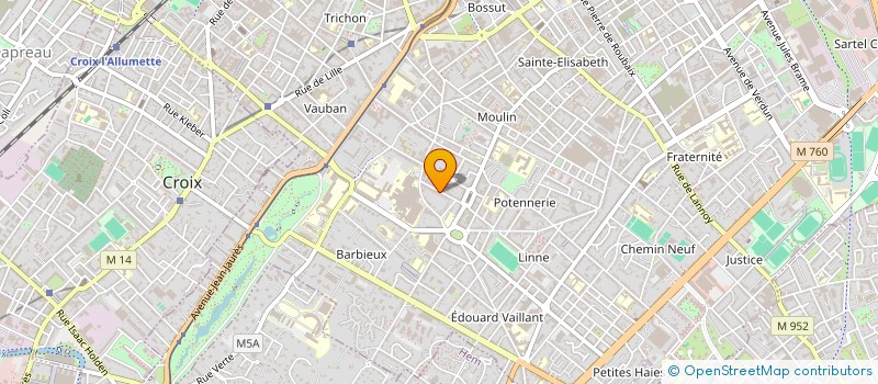 localisation de l'entreprise SCI BOUCHER DE PERTHES  ROUBAIX