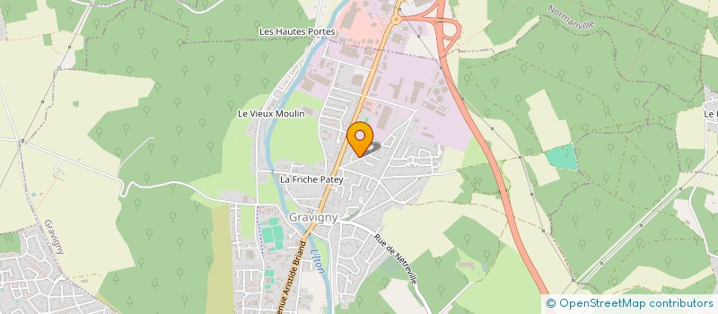 localisation de l'entreprise SCI BOUCHER-HILLE à GRAVIGNY