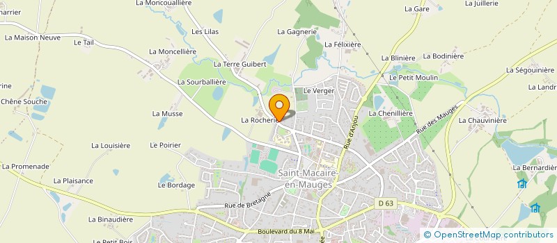 localisation de l'entreprise SCI BOUCHER IMMOBILIER à SEVREMOINE