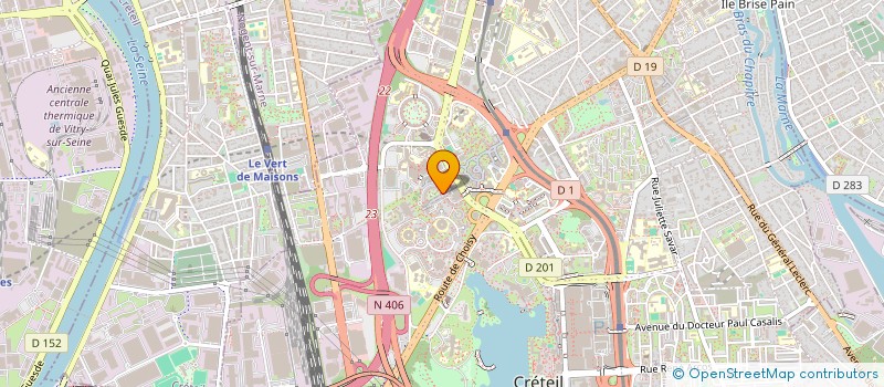 localisation de l'entreprise SCI BOUCHERAT PERRENOUD  CRETEIL