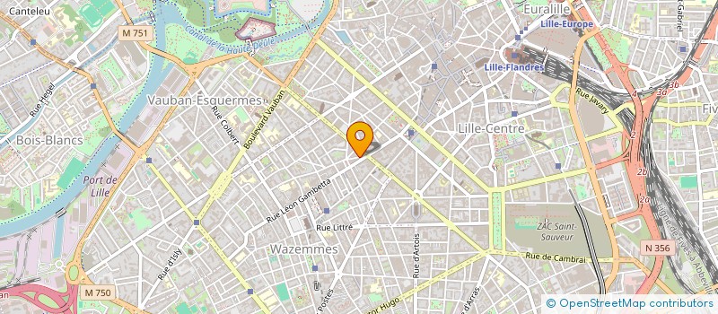 localisation de l'entreprise SCI BOUCHERS 38 à LILLE